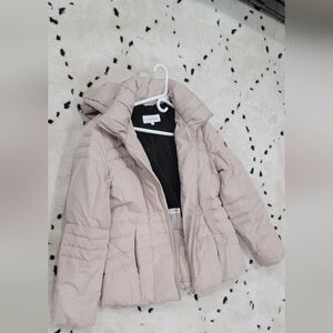 Calvin Klein Women's Puffer Jacket - Beige